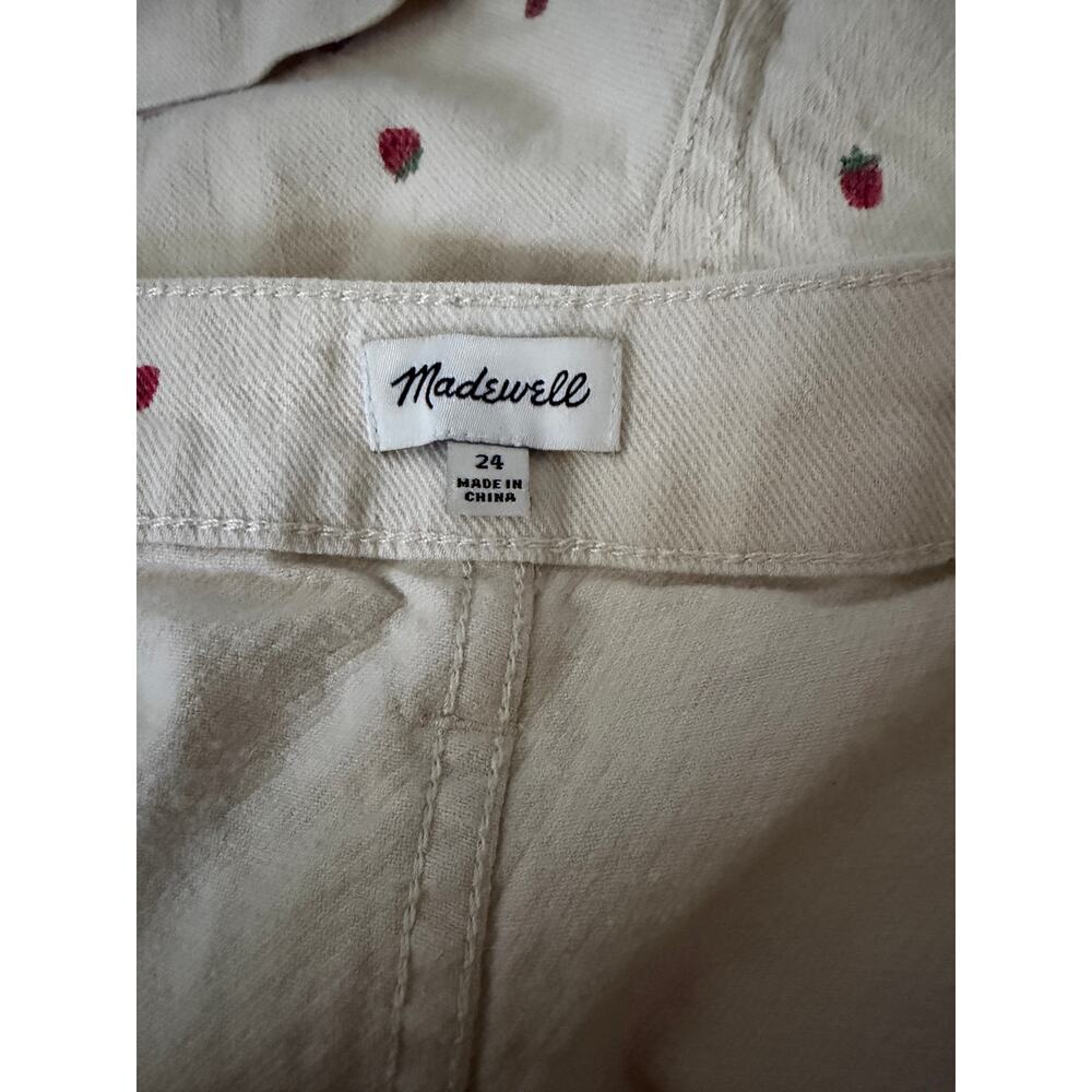 Madewell Emmett Shorts in fresh strawberries size 24 - Picture 5 of 8